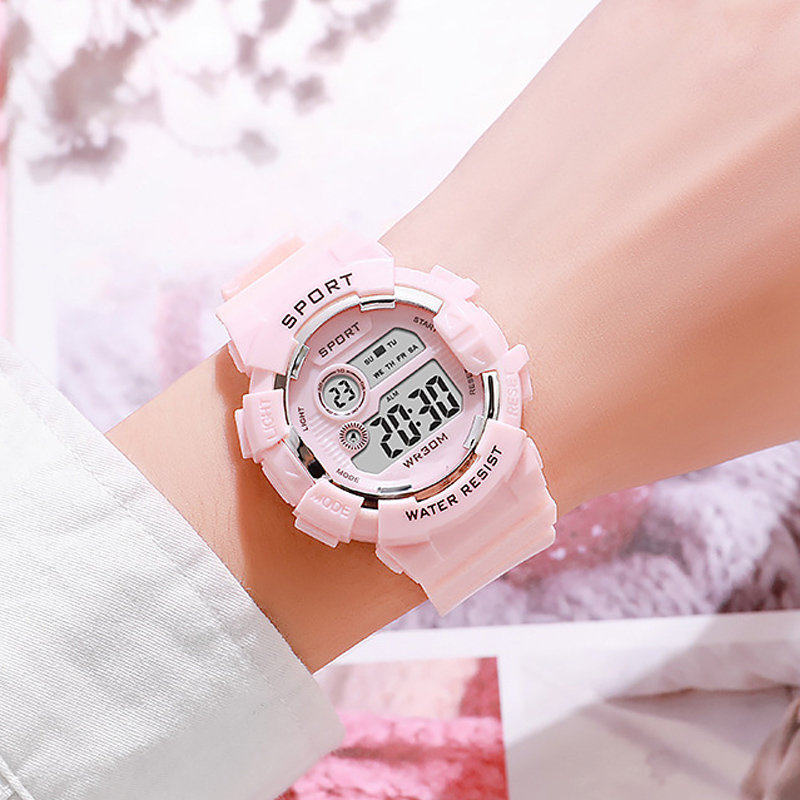Smartwatch Watches Gift For Girls - Fashion Kids Watches Luminous Waterproof Sports