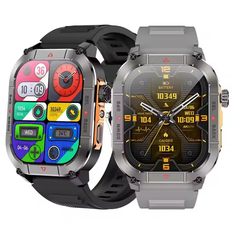 Smartwatch Casual Watches For Men - New HK84 Men Smart Watch AMOLED