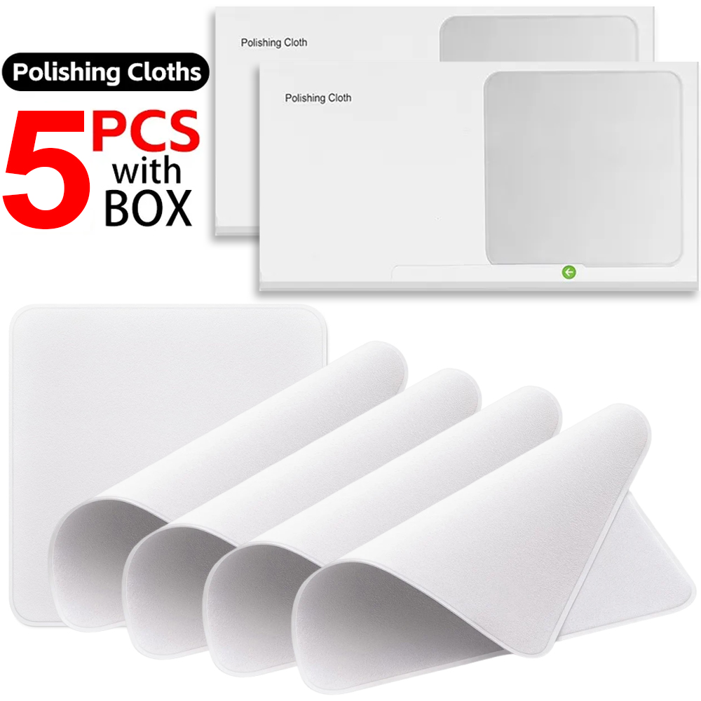 Watch Polishing Cloth - 1-5pcs Universal Polishing Cloths with Box