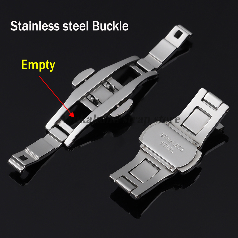 Replacement Watch Bracelet - Stainless Steel Butterfly Buckle Watch Button