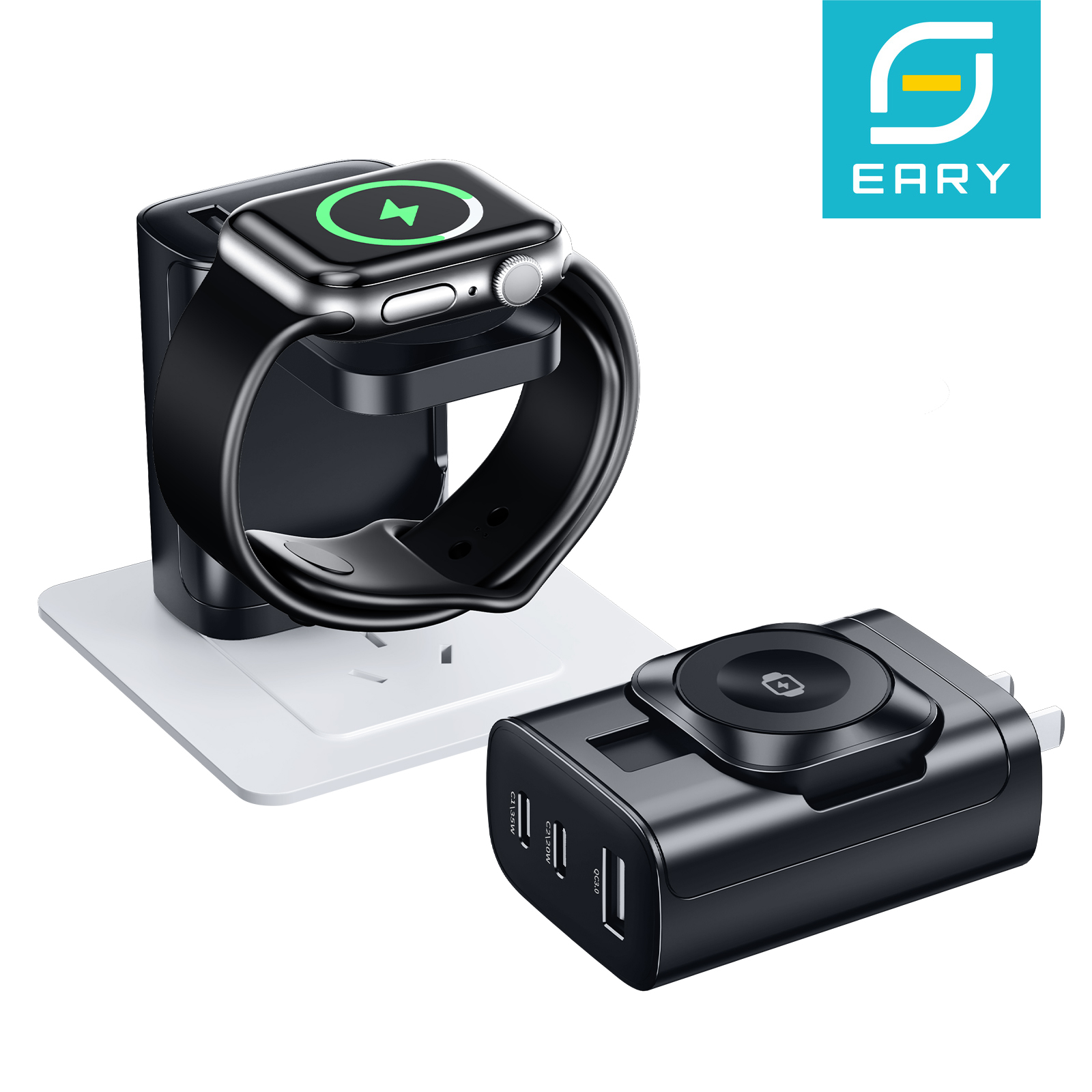 Iwatch Smartwatch - Eary 40W for Apple Charging Block