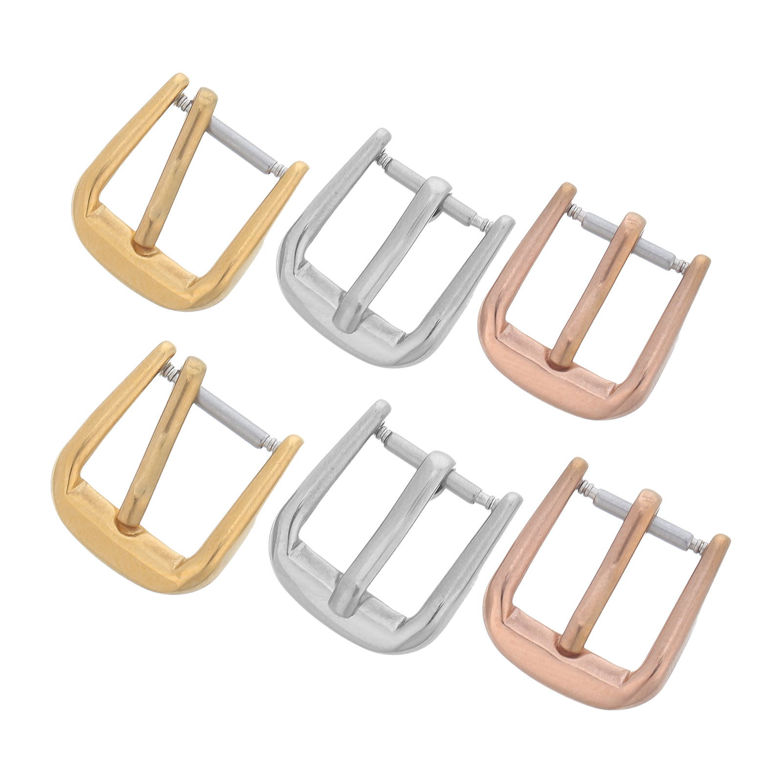 Mesh Stainless Strap - 6Pcs Stainless Steel Watch Strap Buckle