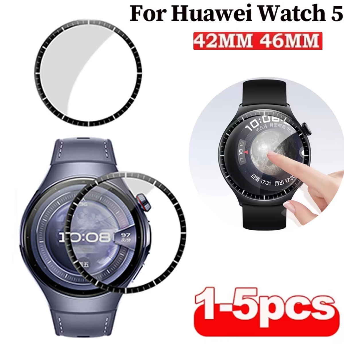 Smartwatch Watch Huawei - 1-5Pcs Soft Screen Protector For Huawei