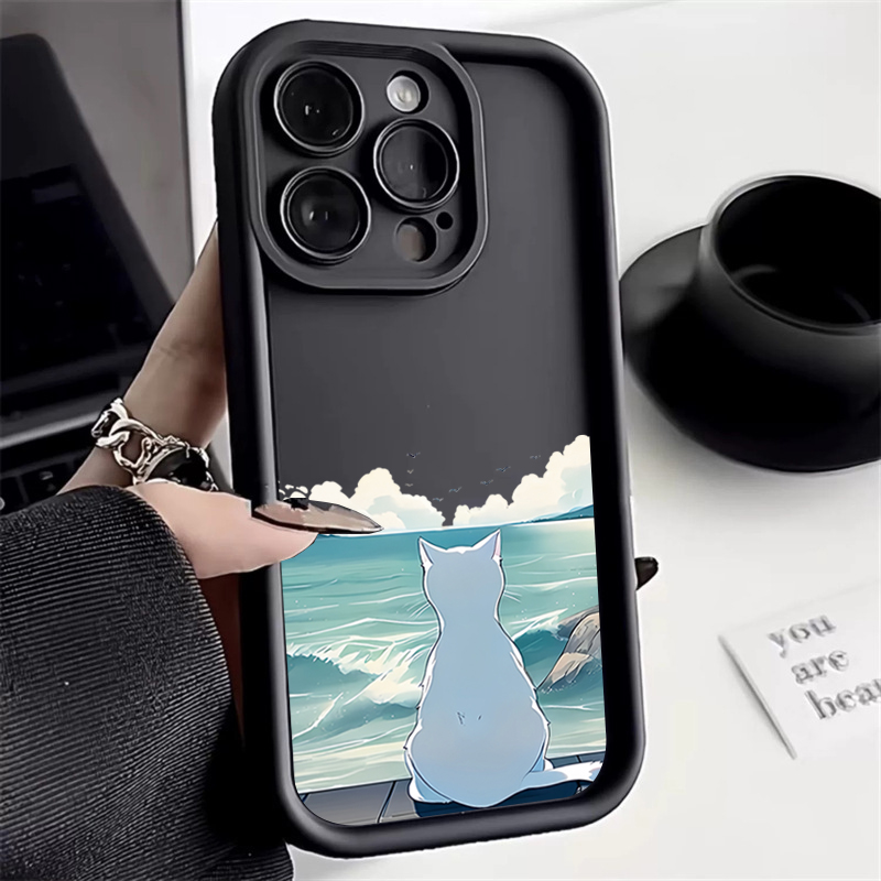Watch Xs8 - Cute Cat Watching the Sea Phone