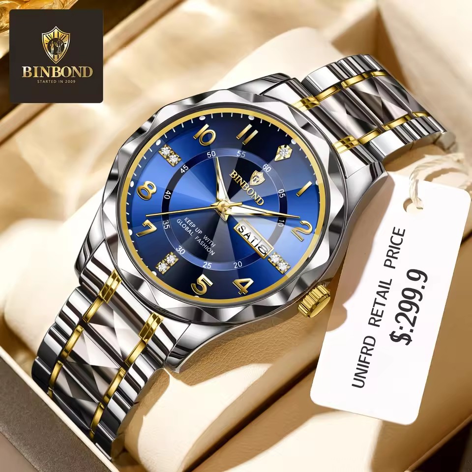 Smartwatch Casual Watches For Men - Men's Watch Fashion Trend Night Light