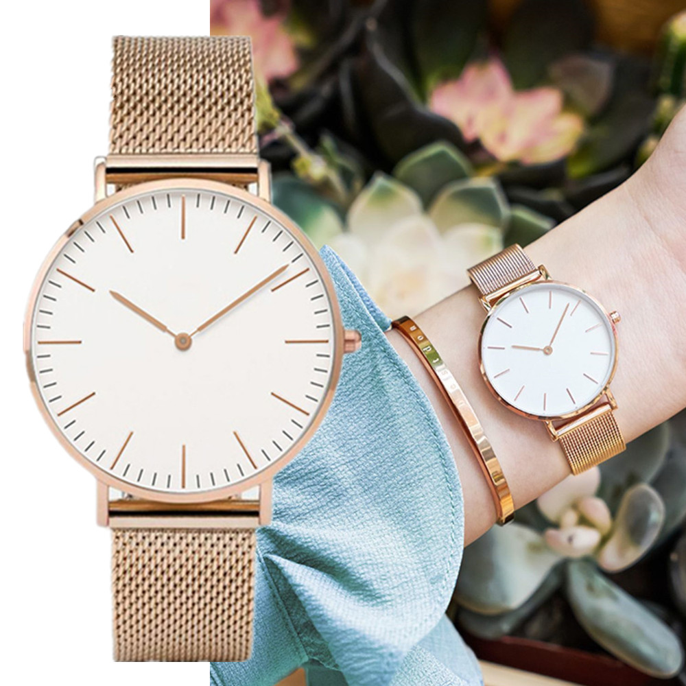 Mesh Stainless Strap - Top Brand Luxury Watches Women Fashion