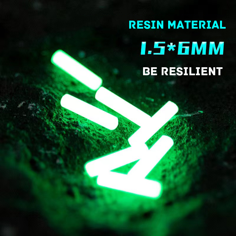 Tritium Gas Tube - Resin Highlight Luminous Tube EDC Knife