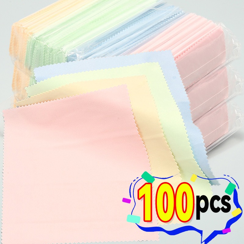 Watch Polishing Cloth - 10-100pcs Silver Polishing Glasses Cloths Jewelry