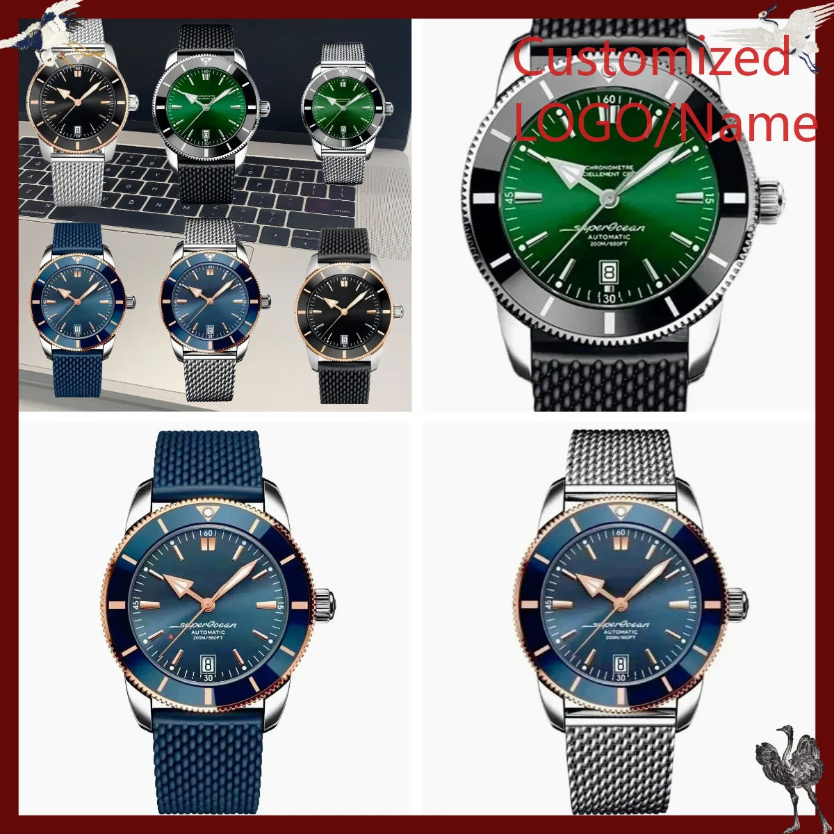 Replacement Watch Bracelet - A1212 Store Customized Watches 46mm Sport