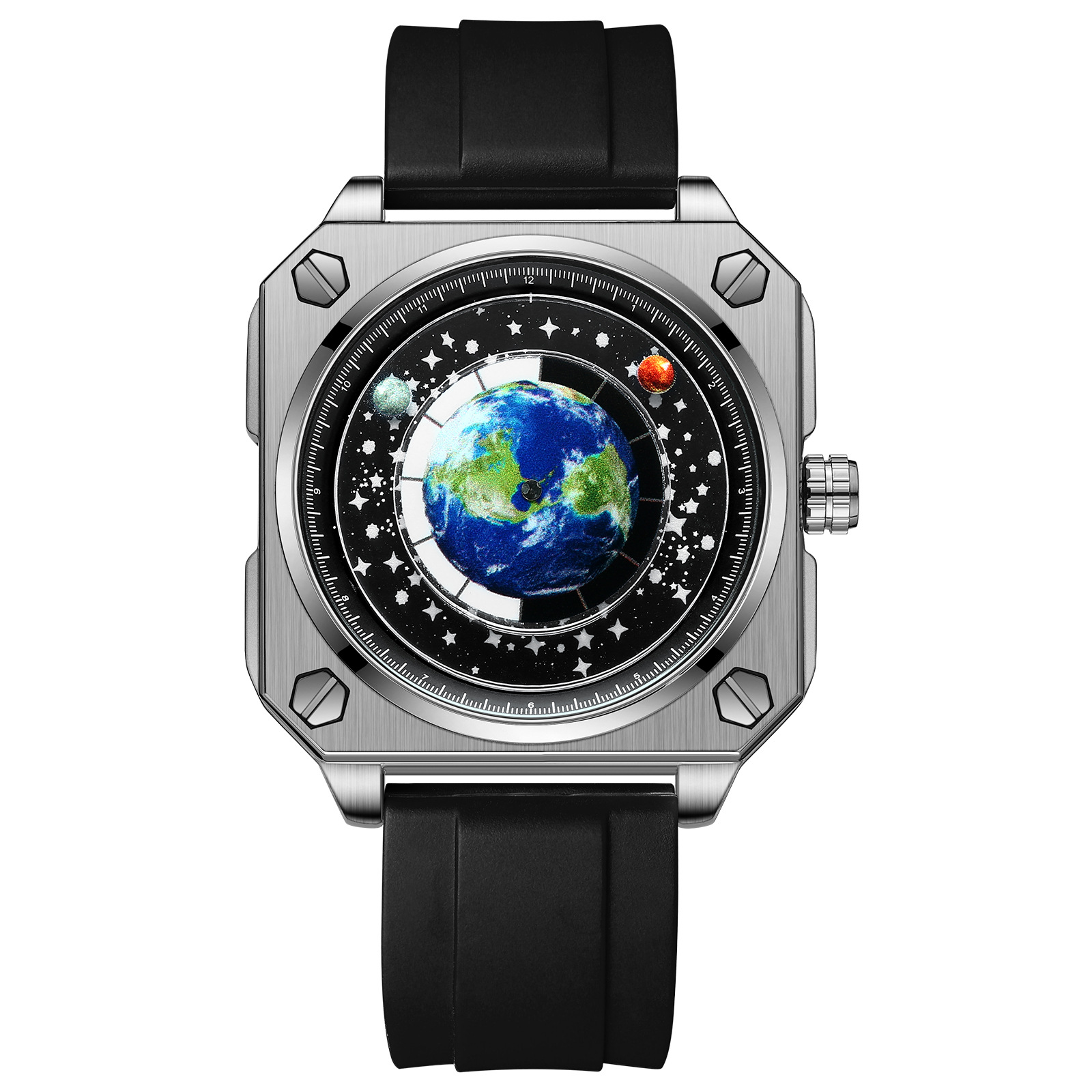 Smartwatch Casual Watches For Men - Cool Rectangle Starry Dial Men Quartz