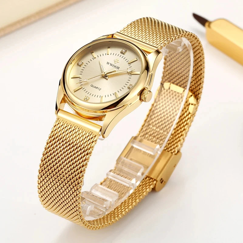 Mesh Stainless Strap - Đồng Hồ Nam WWOOR Thương Hiệu