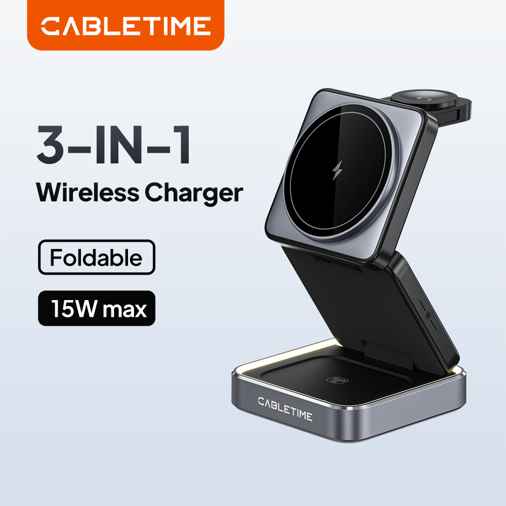 Iwatch Smartwatch - CABLETIME Foldable Magnetic 3 in 1