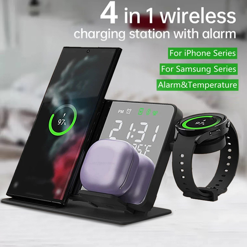 Wireless Charger Alarm Clock S - đánh giá và giá Iwatch Smartwatch
