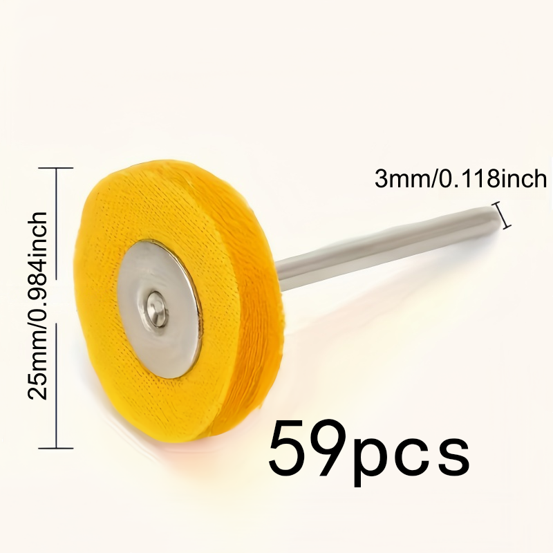 59Pcs 3mm Yellow Polishing Clo - đánh giá và giá Watch Polishing Cloth
