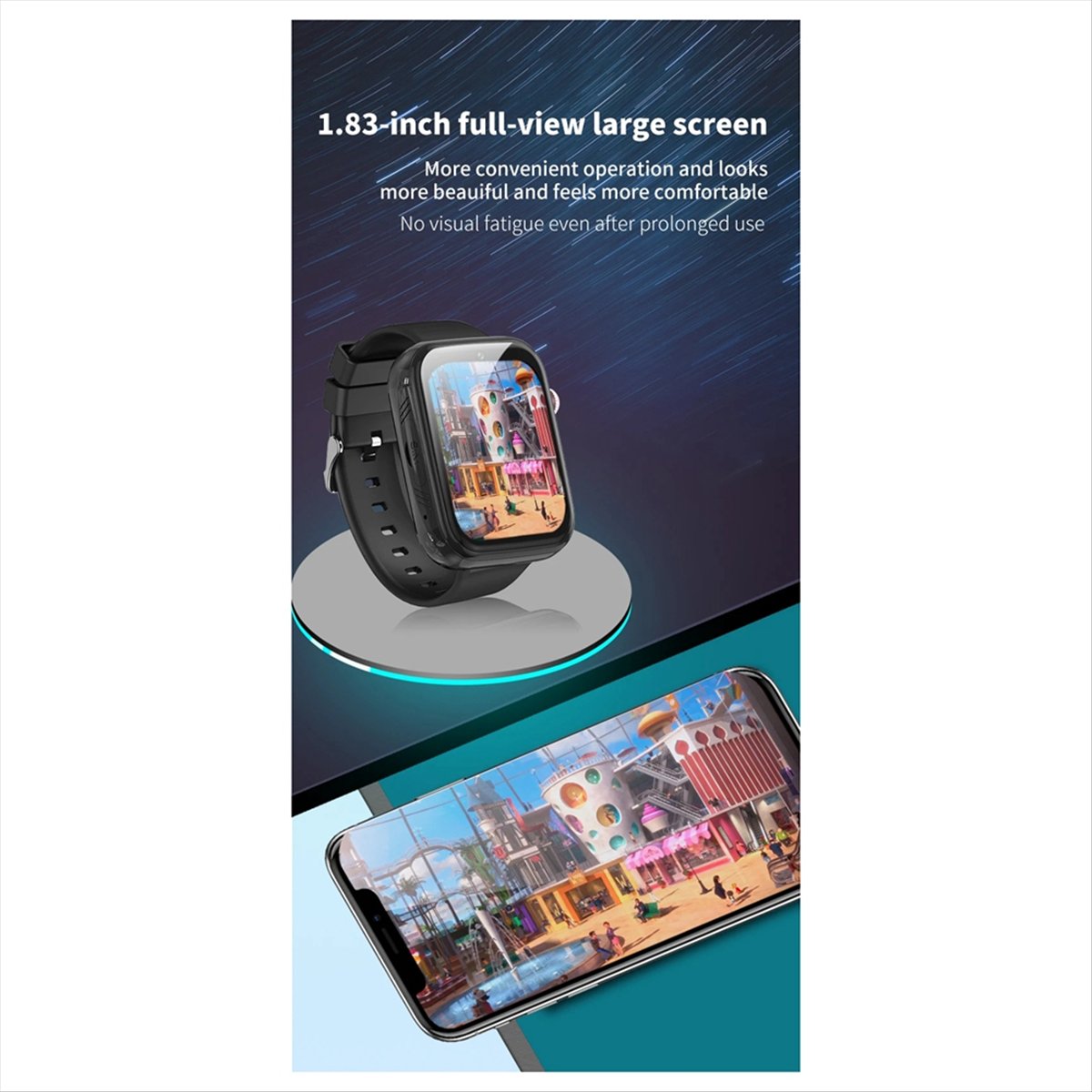 NEW WhatsApp Smart 4G Video Vo - đánh giá và giá Smartwatch Watch Whatsapp