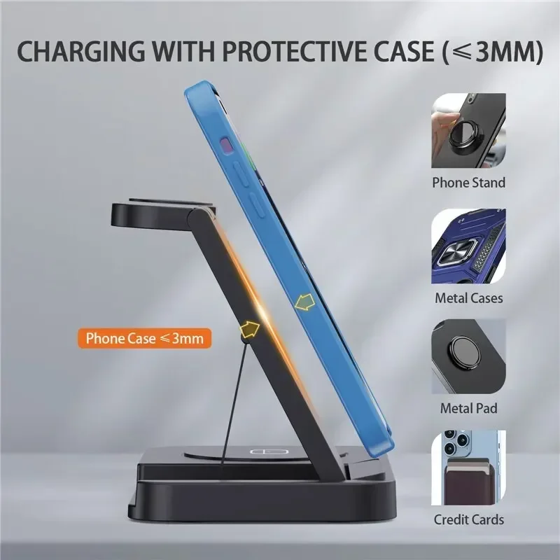 Travel 4 in 1 Wireless Charger - đánh giá và giá Iwatch Smartwatch