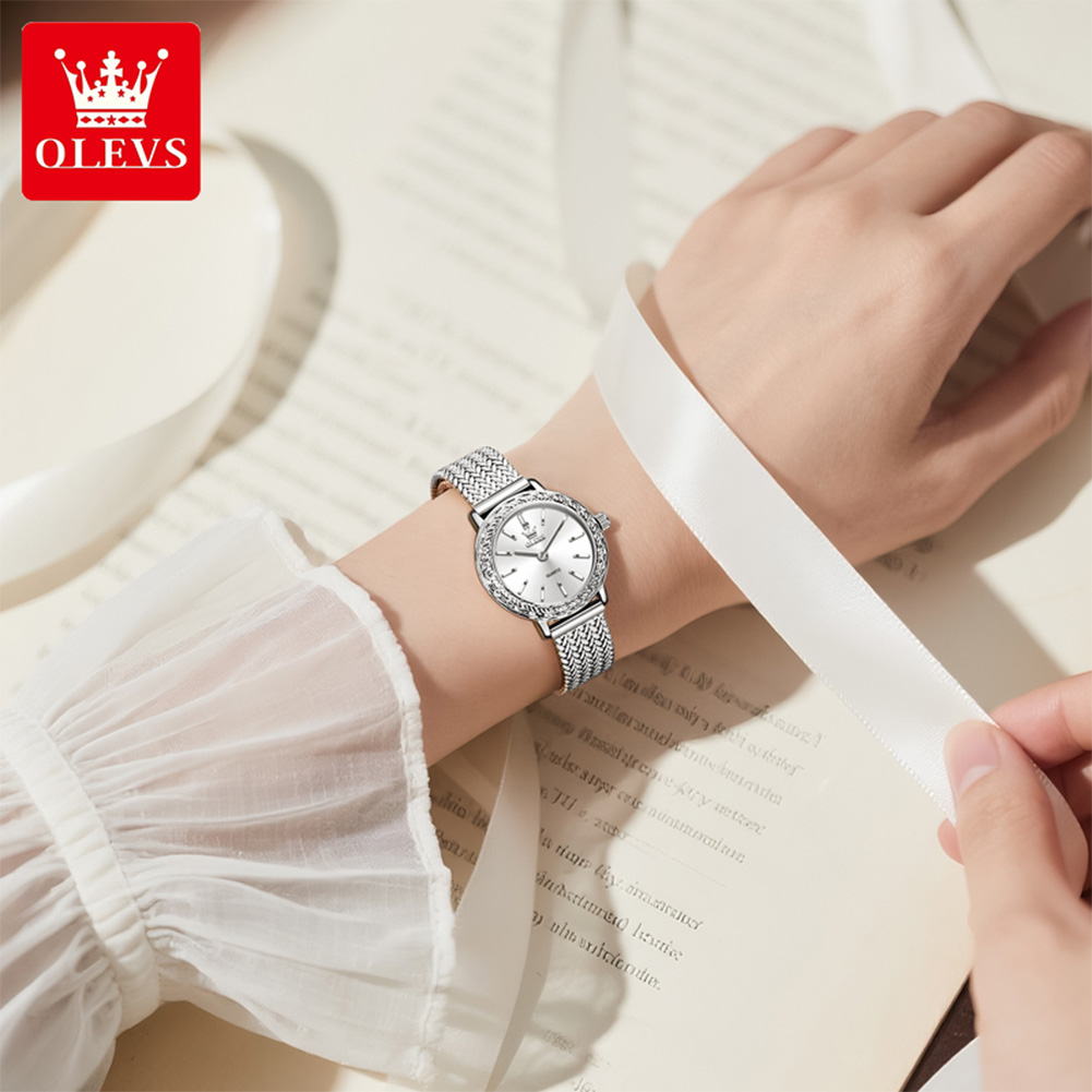 OLEVS 5643 Watches for Women T - đánh giá và giá Mesh Stainless Strap