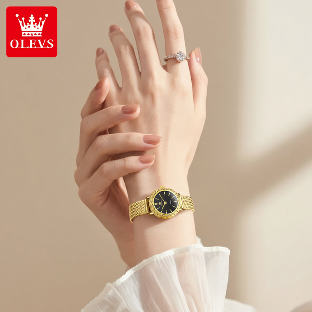 OLEVS 5643 Watches for Women T - đánh giá và giá Mesh Stainless Strap
