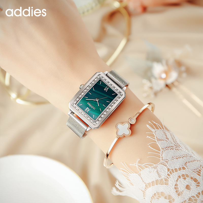 ADDIES Fashion Quartz Woman Wr - đánh giá và giá Mesh Stainless Strap