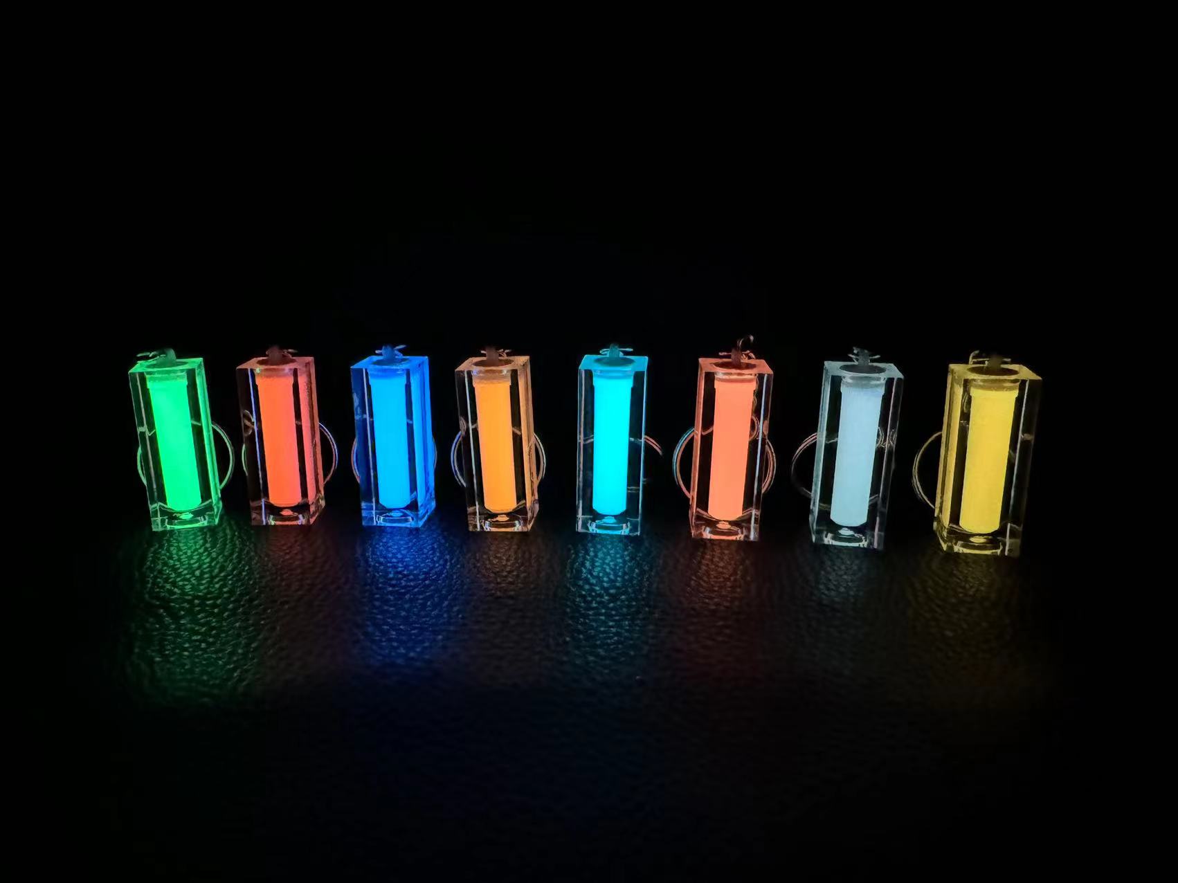 Nightglow Pendant, Key Bag Pen - đánh giá và giá Tritium Gas Tube