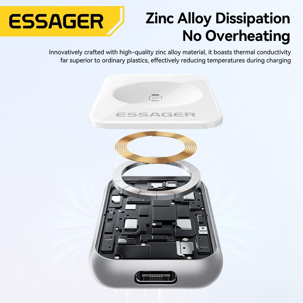 Essager 5W Magnetic Wireless C - đánh giá và giá Iwatch Smartwatch