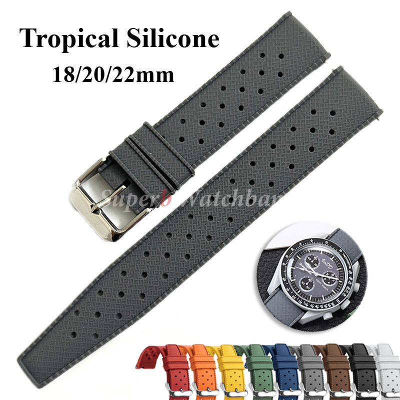 Tropical Silicone Watch Band Q - đánh giá và giá Seiko Watches Smartwatch