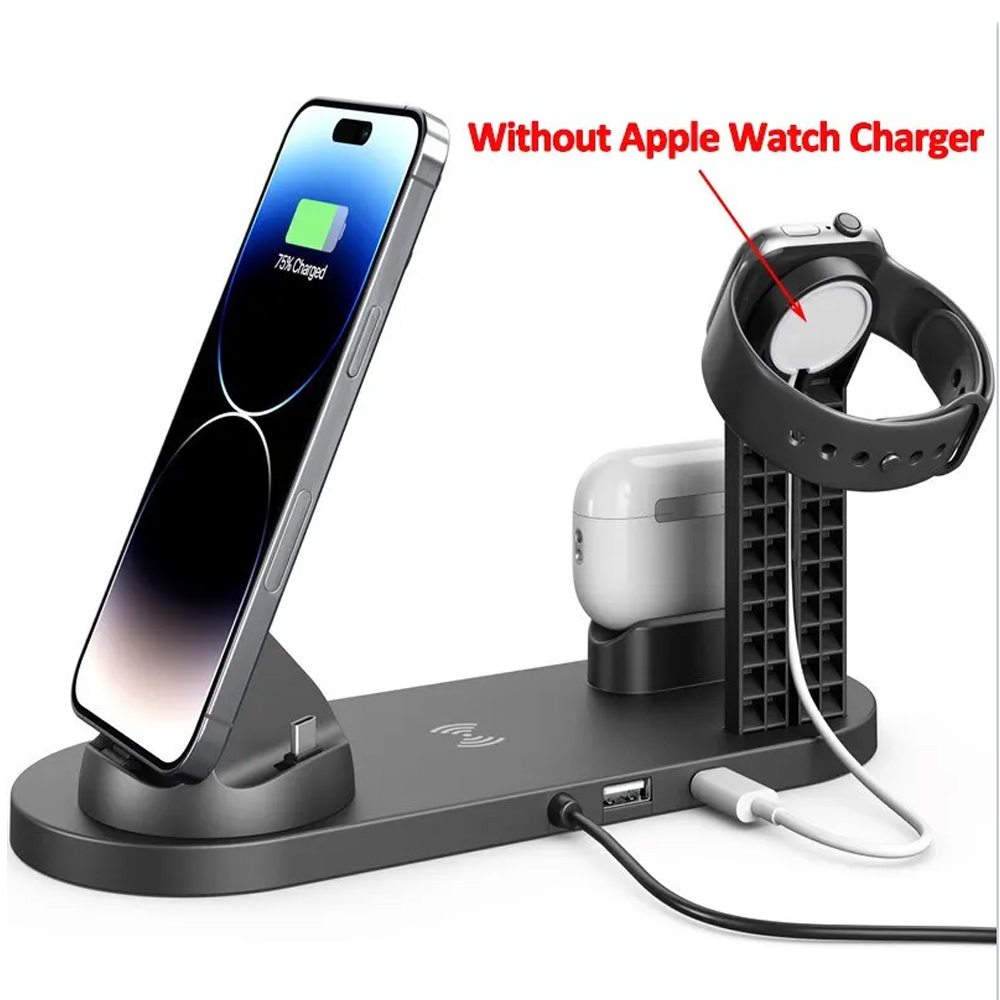 30W 7 in 1 Wireless Charger St - đánh giá và giá Iwatch Smartwatch