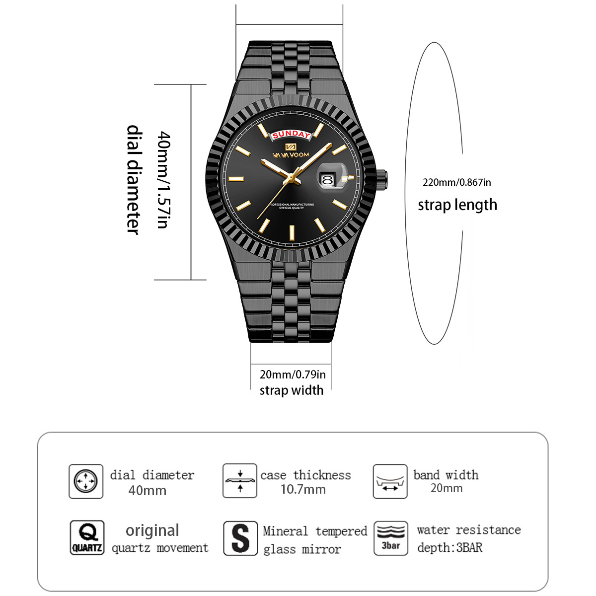 Men Quartz Watch Pilot Series  - đánh giá và giá Smartwatch Casual Watches For Men