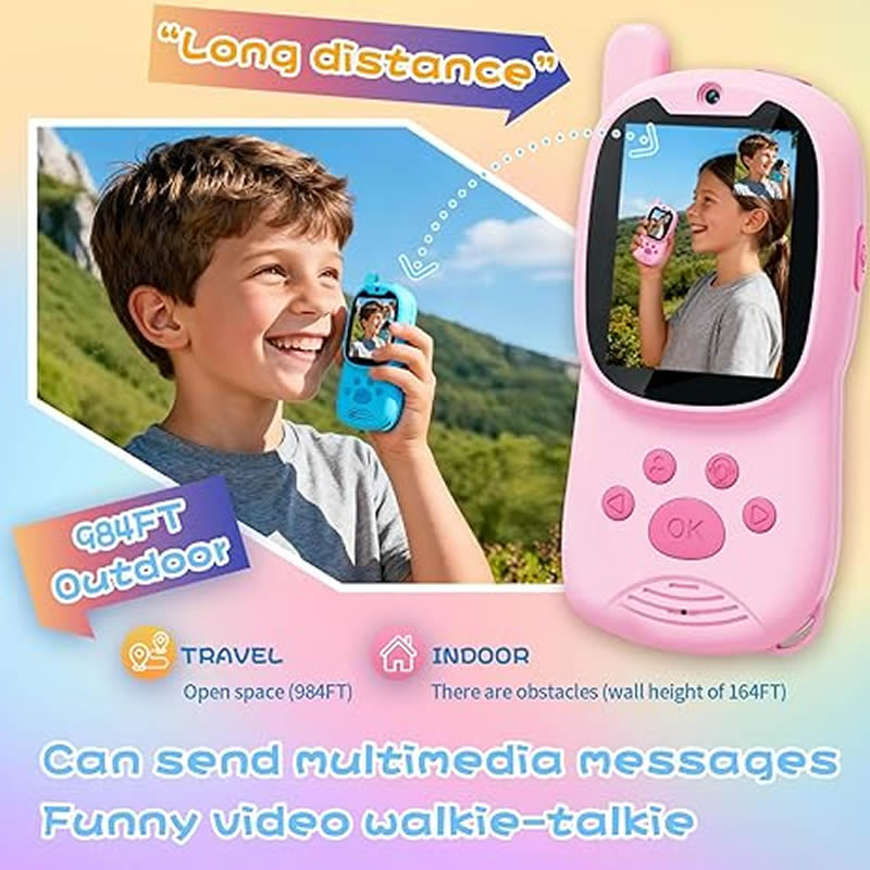 Walkie Talkies Cute 2Pack Rech - đánh giá và giá Smartwatch Watches Gift For Girls