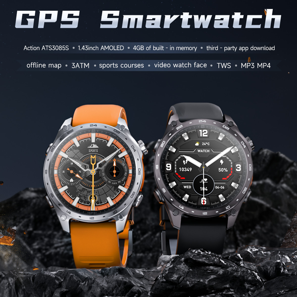 3ATM Waterproof Sports Smartwa - đánh giá và giá Smartwatch Watch Whatsapp