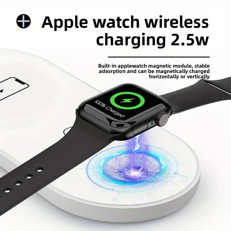 3 In 1 Dual Wireless Charger 4 - đánh giá và giá Watch Xs8
