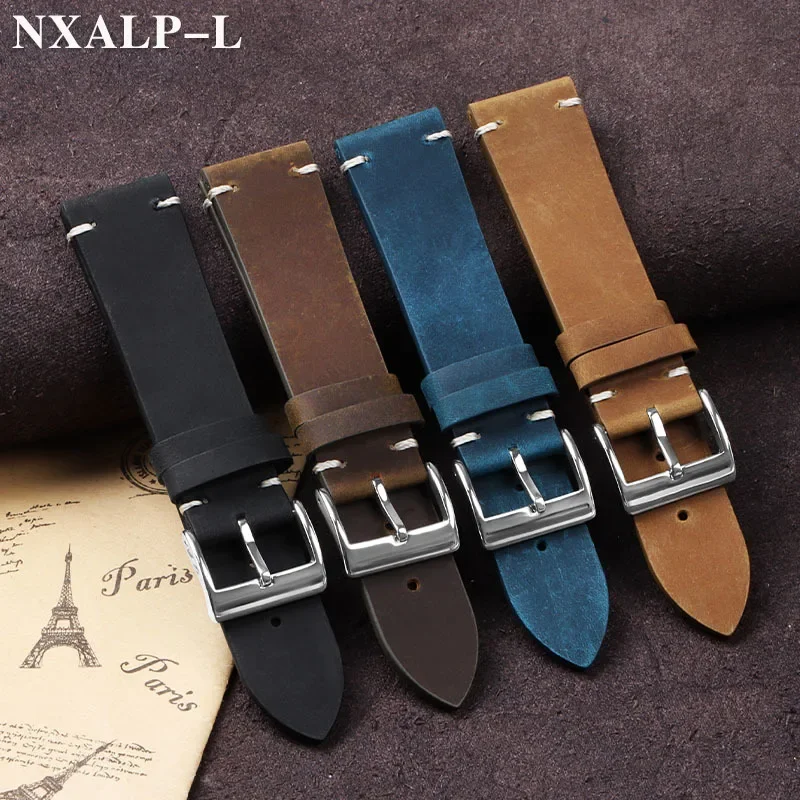 Vintage Oil Wax Leather Watch  - đánh giá và giá Seiko Watches Smartwatch