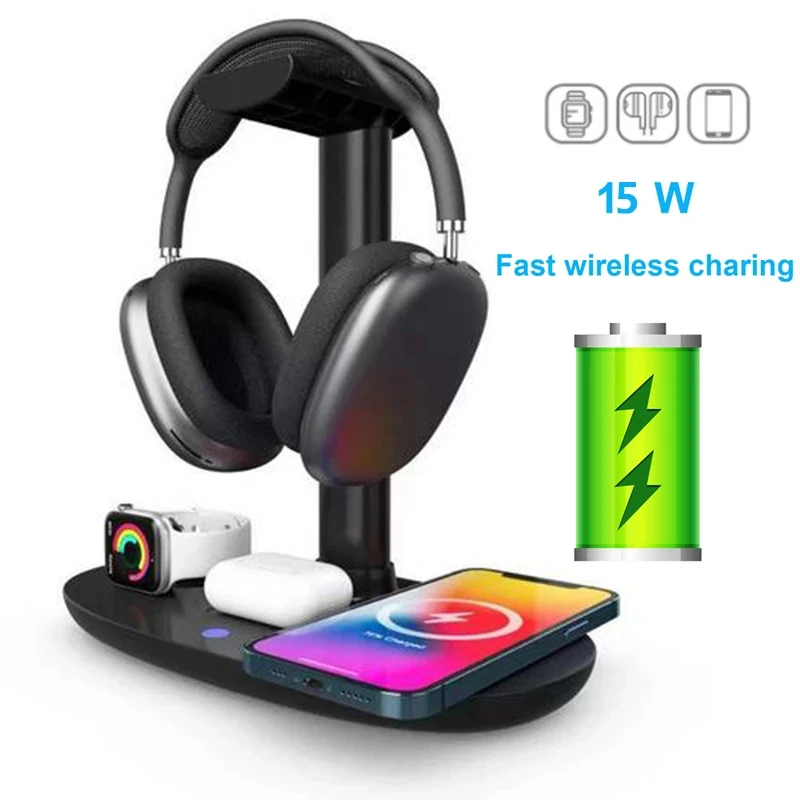 15W 4 In 1 Wireless Charging I - đánh giá và giá Watch Xs8