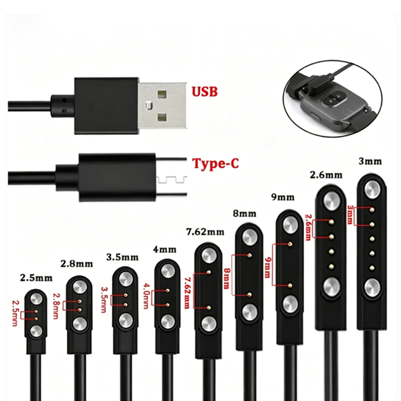 1PCS 2Pin 4Pin For Smartwatch  - đánh giá và giá Smartwatch Watches For Kids
