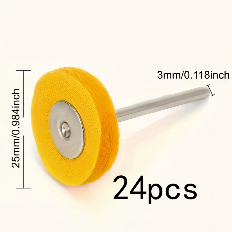 24Pcs 3mm Yellow Polishing Clo - đánh giá và giá Watch Polishing Cloth
