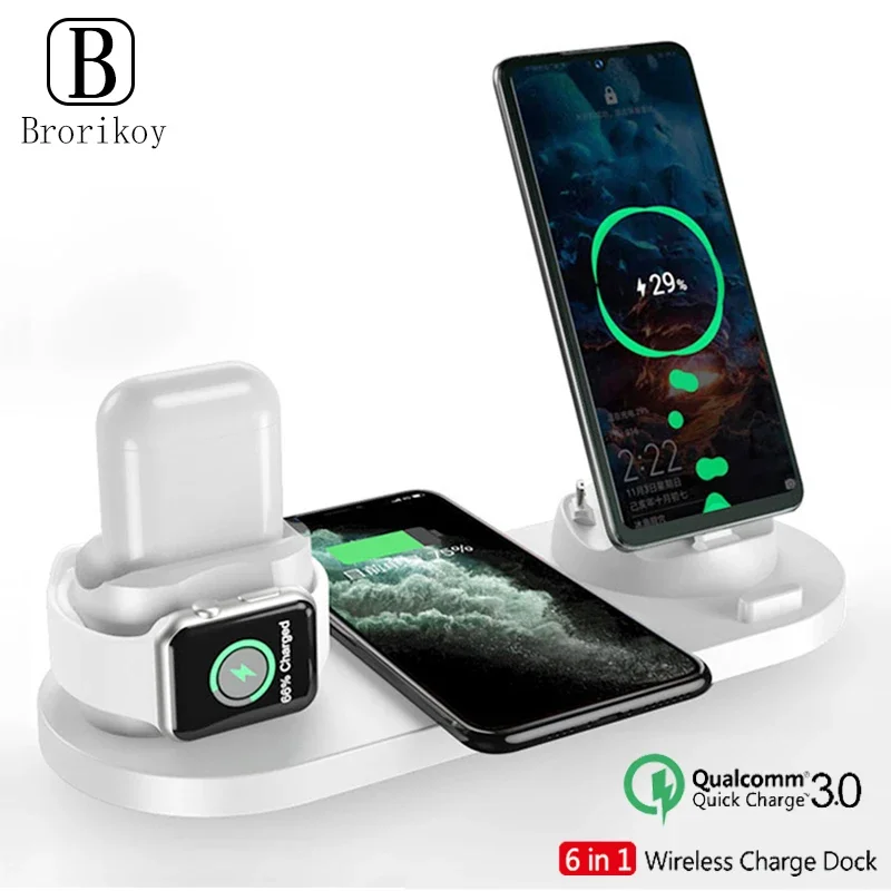 Fast Wireless Charger 6 in 1 C - đánh giá và giá Watch Xs8