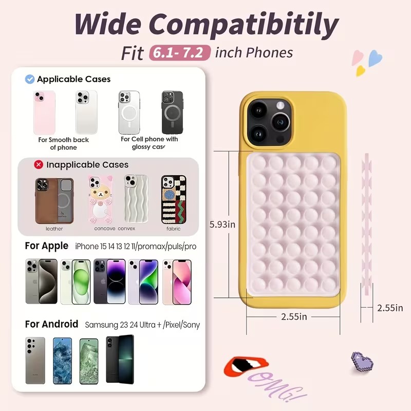 2-Pack Silicone Suction Phone  - đánh giá và giá Watches Original