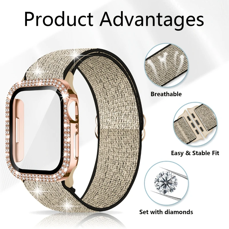 Band+Case for Apple Watch 45mm - đánh giá và giá Smartwatch Watches For Women