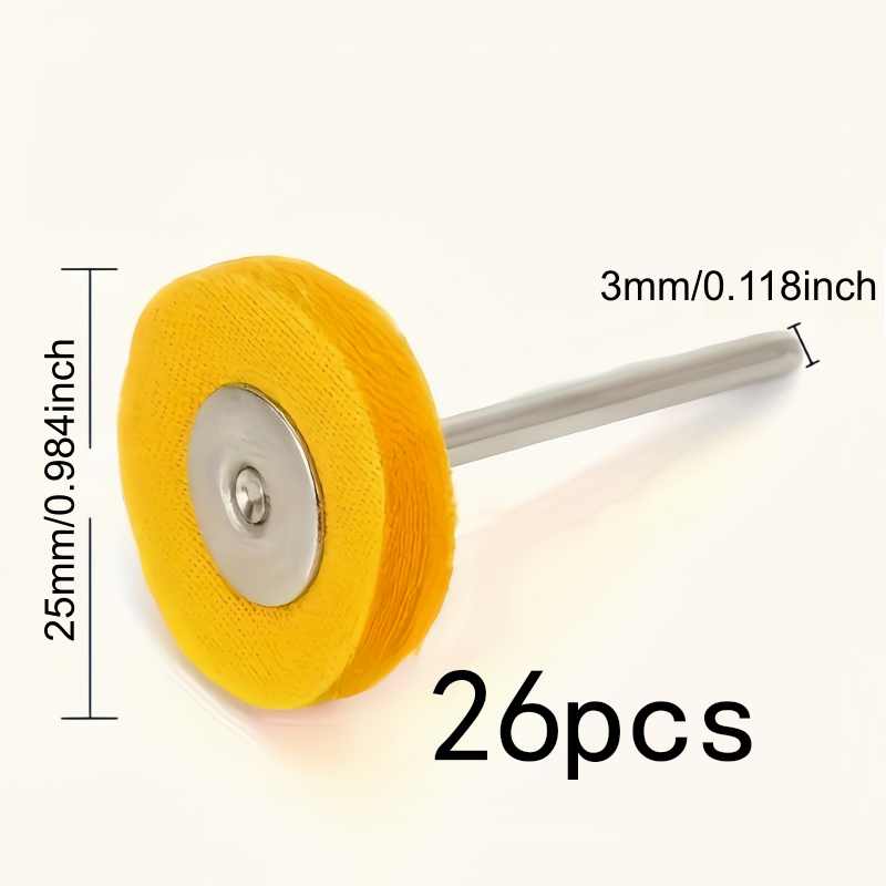 26Pcs 3mm Yellow Polishing Clo - đánh giá và giá Watch Polishing Cloth