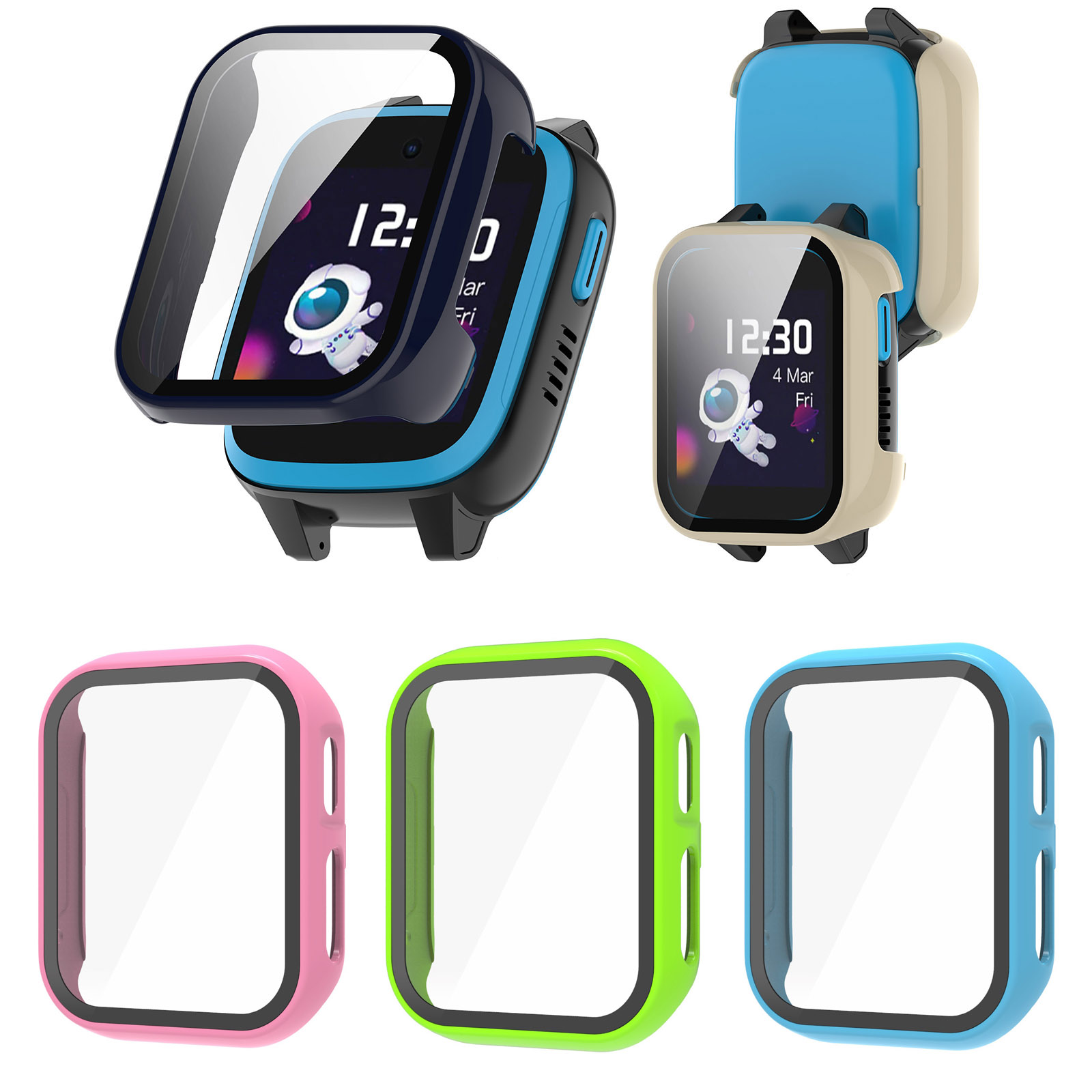 Hard Edge Shell Glass Screen P - đánh giá và giá Smartwatch Watches For Kids