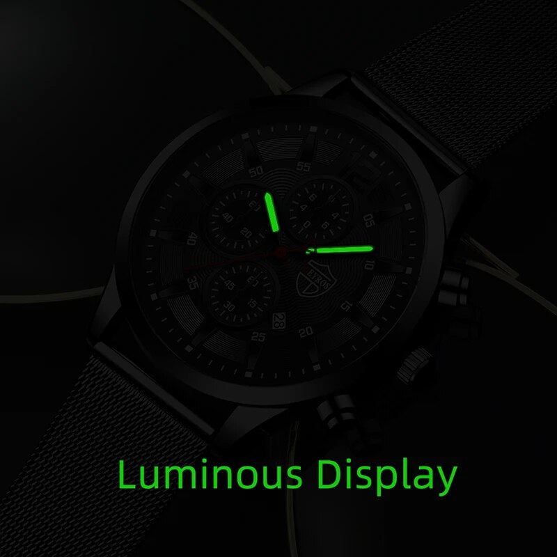DEYROS Mens Fashion Minimalist - đánh giá và giá Mesh Stainless Strap