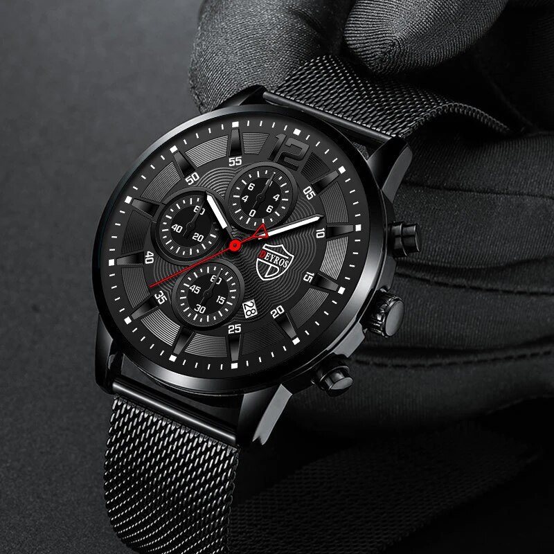 DEYROS Mens Fashion Minimalist - đánh giá và giá Mesh Stainless Strap