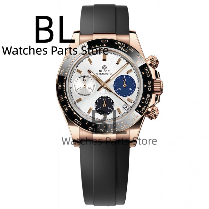 BLIGER Two Tone Silver Rose Me - đánh giá và giá Smartwatch Watches For Men Brands