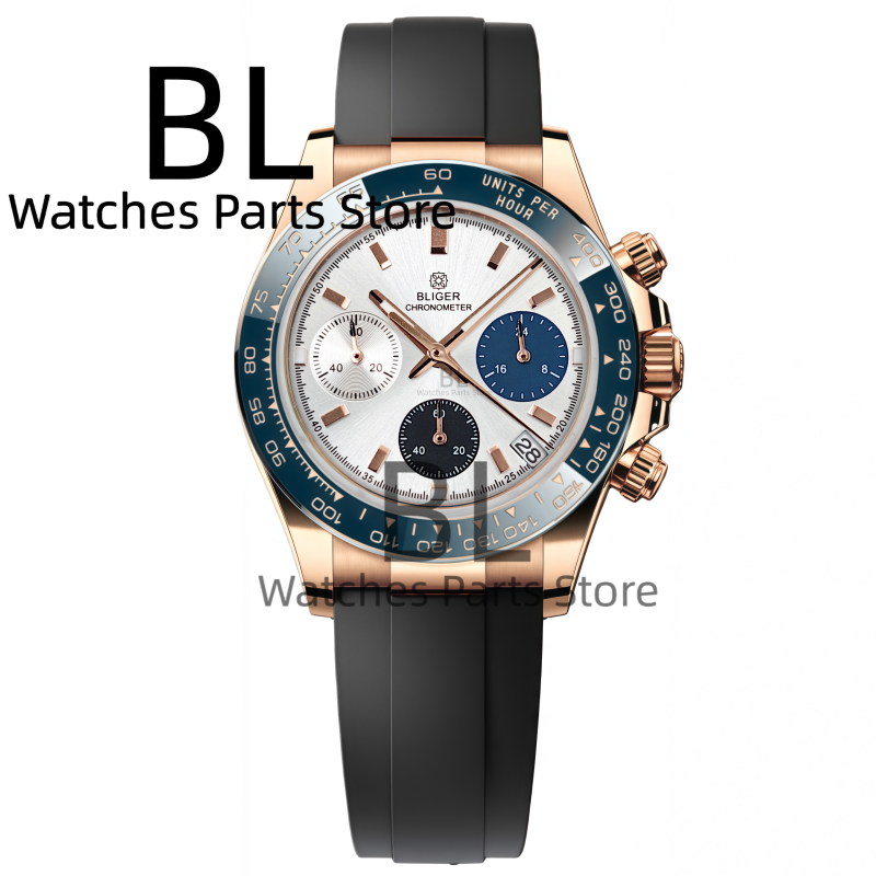 BLIGER Two Tone Silver Rose Me - đánh giá và giá Smartwatch Watches For Men Brands