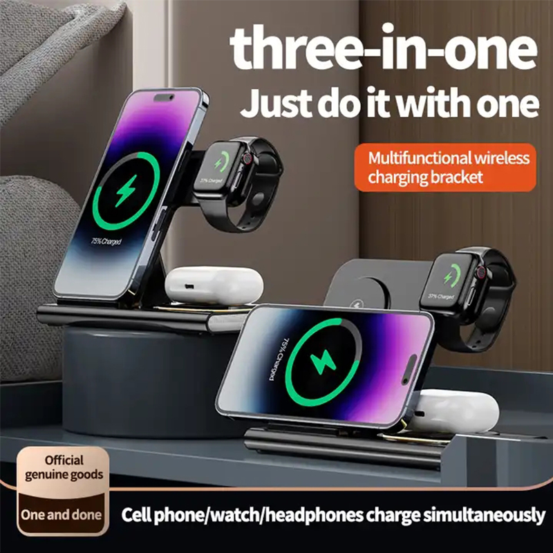 3 In 1 Wireless Charger For iP - đánh giá và giá Watch Xs8
