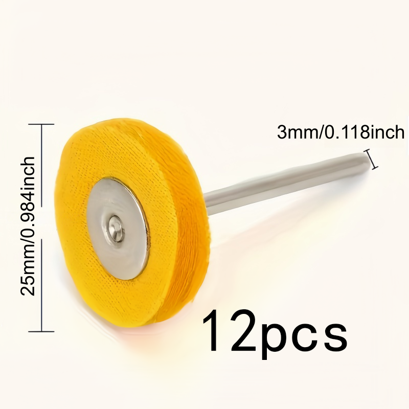 12Pcs 3mm Yellow Polishing Clo - đánh giá và giá Watch Polishing Cloth