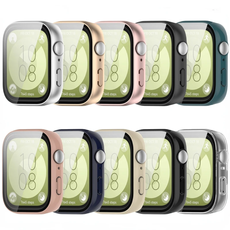PC Case+Tempered Glass For Hua - đánh giá và giá Smartwatch Watch Huawei