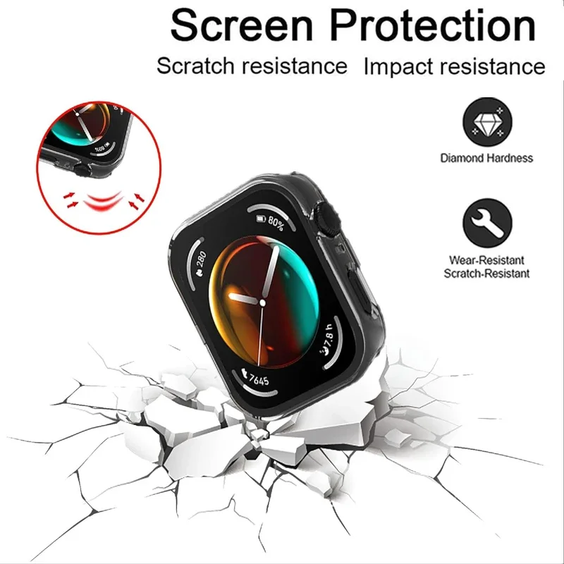 PC Case+Tempered Glass For Hua - đánh giá và giá Smartwatch Watch Huawei