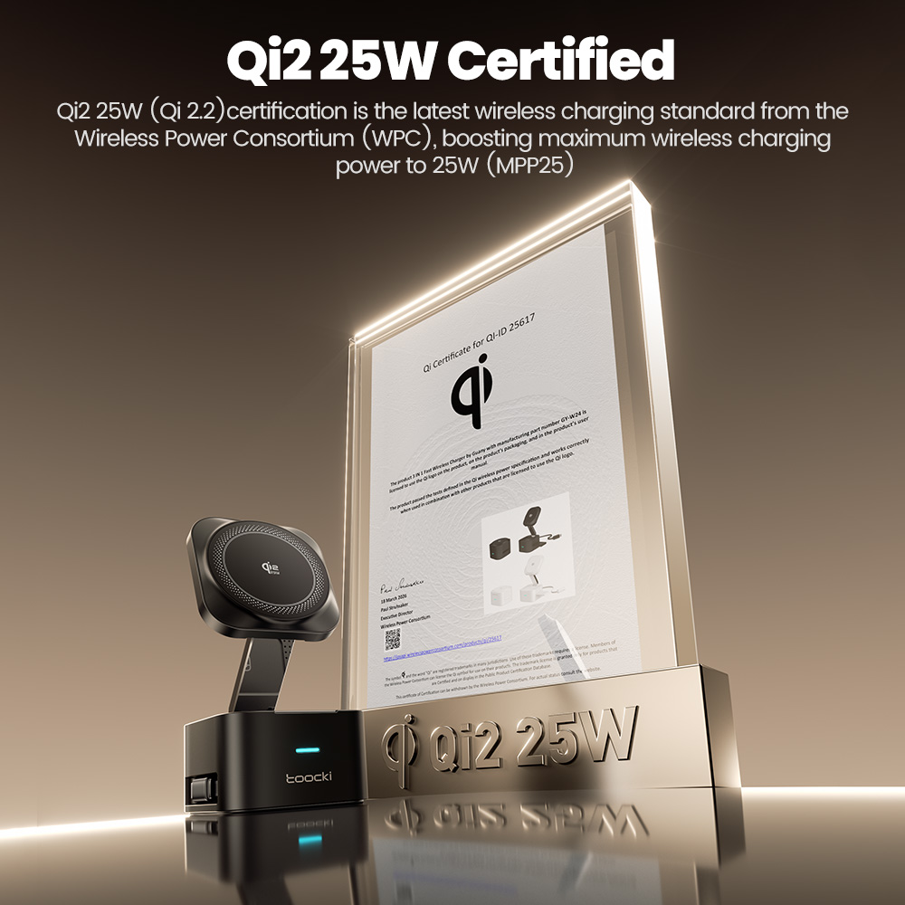 Toocki QI2.2 25W Wireless Char - đánh giá và giá Iwatch Smartwatch