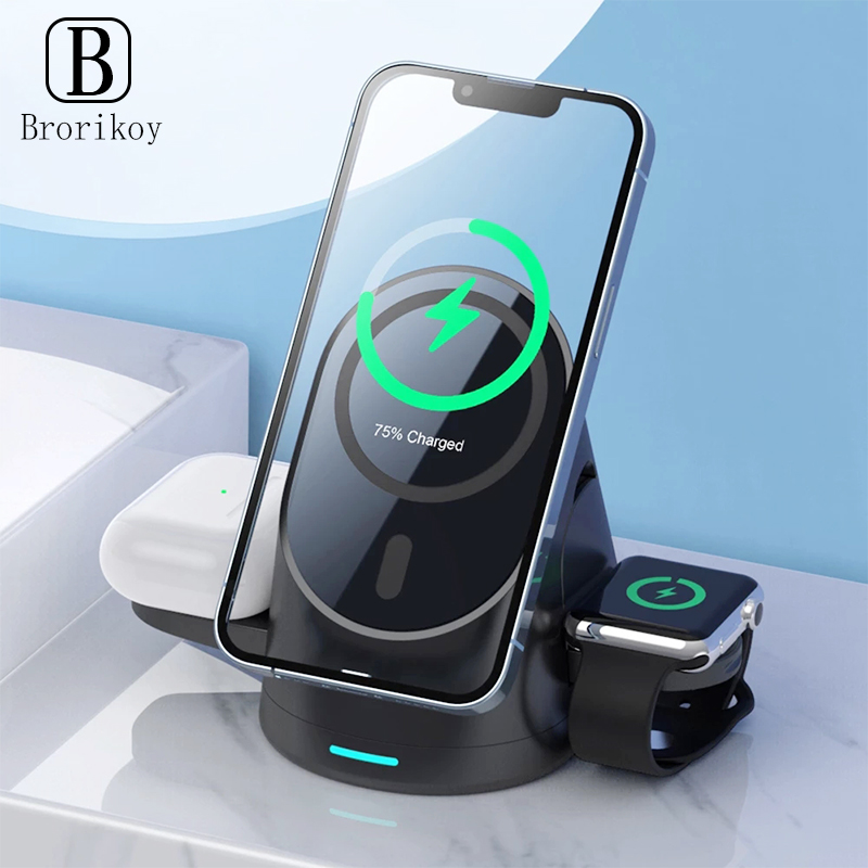 15W Magnetic Wireless Charger  - đánh giá và giá Watch Xs8